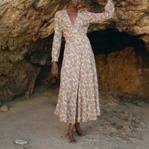 Doen Charleston Dress in Green Valley Floral